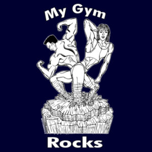 My Gym Rocks - mens - reverse Design