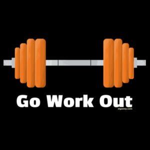 Go Work Out - Reverse text - Womens Design