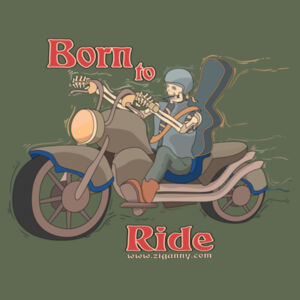 Born to Ride - Skeleton cap Design