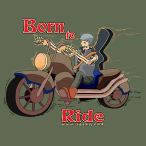 Born to Ride - Skeleton cap Design