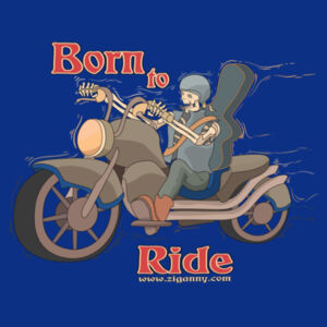 Born to Ride - Skeleton rider - Men's hoodie Design