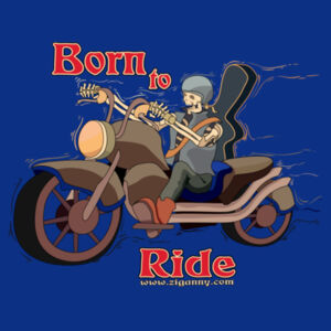 Born to Ride - Skeleton rider - Men's hoodie Design