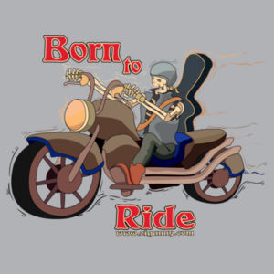 Born to Ride - Skeleton rider - Women's hoodie double print Design
