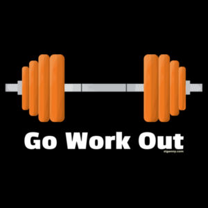 Go Work Out - Black Medium Cooler Bag Design