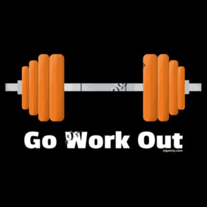 Go Work Out - Duffle Gym Bag Design