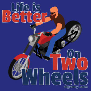 Life Is Better on Two Wheels - Mug Design