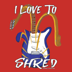 I Love To Shred - Women's T-shirt Design