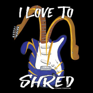 I Love To Shred - Can Cooler Design
