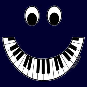 Piano Smile - Women's T-shirt Design