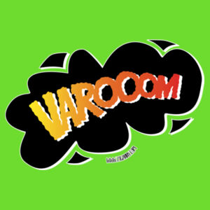 Varoom - Men's T-shirt - black graphic Design