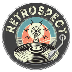 Retrospect Band - Round hardboard coaster Design