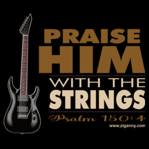 Praise Him with the strings - Double sided Women's relaxed fit hoodie - coloured text Design