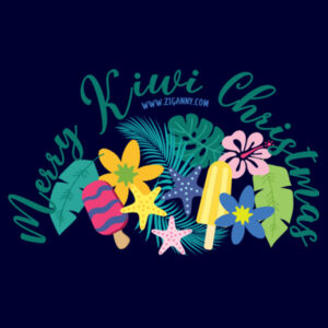 Merry Kiwi Christmas 2 - Men's AS Colour Mens Basic Tee Design