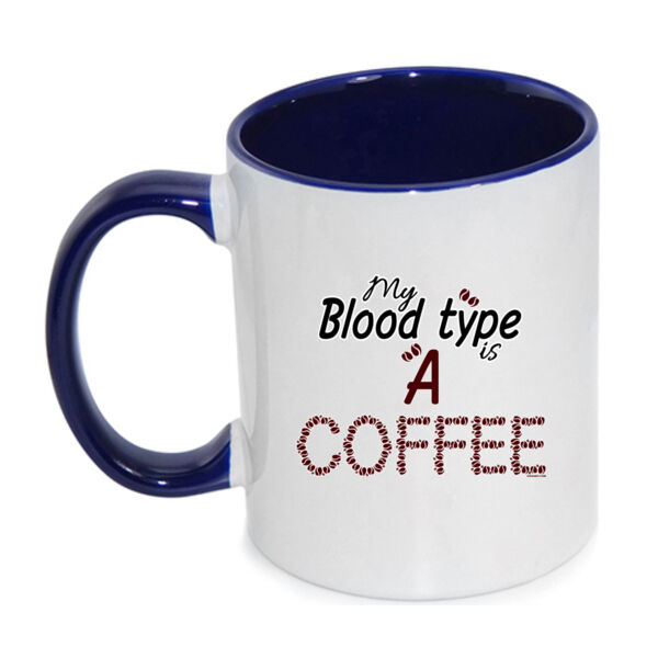 My Bloodtype is A COFFEE - mug Thumbnail