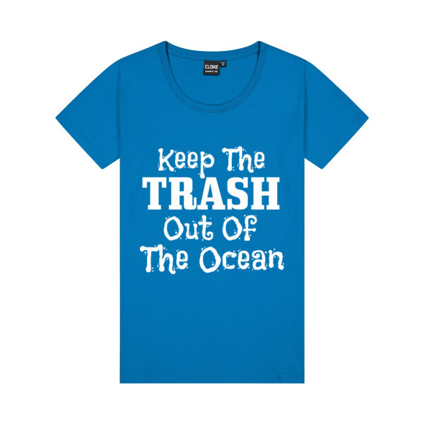 Keep The TRASH Out Of The Ocean - Womens Thumbnail