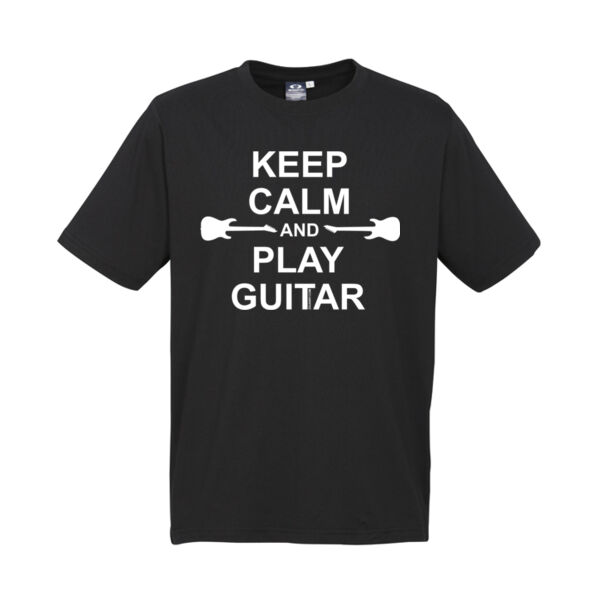 Keep Calm And Play Guitar - White text - Mens Thumbnail