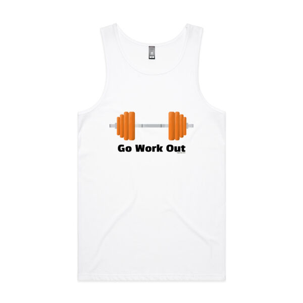 Go Work Out - Black text - Mens Thumbnail