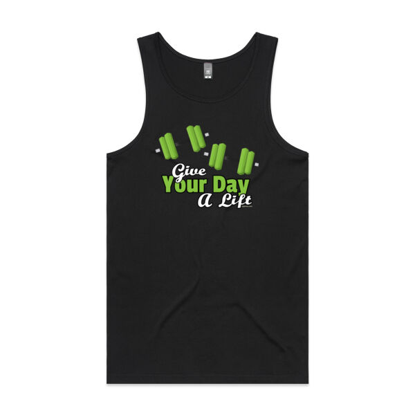 Give Your Day A Lift - White text - Mens Thumbnail