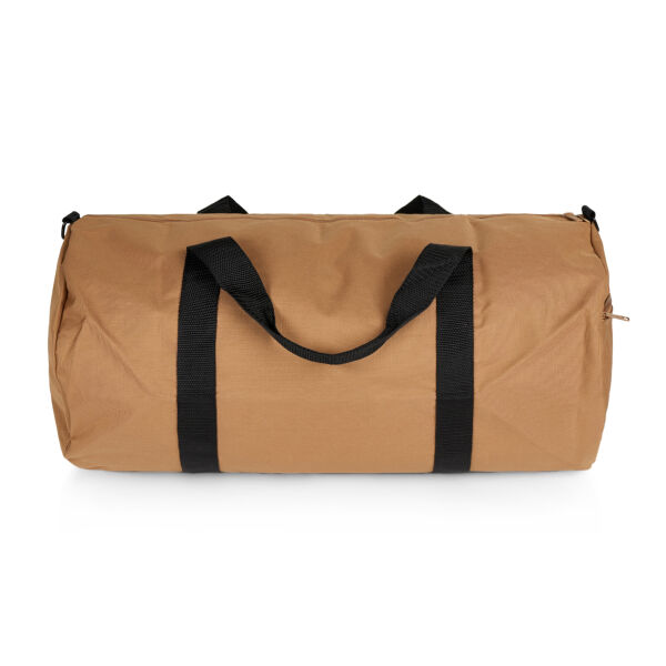 Go Work Out Give Your Day A Lift - Russet Duffle Gym Bag Thumbnail