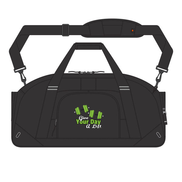 Give Your Day A Lift - Duffle Gym Bag Thumbnail