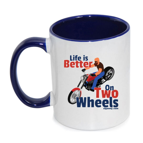 Life Is Better on Two Wheels - Mug Thumbnail
