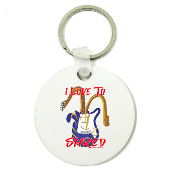 I Love To Shred - Key Ring Thumbnail