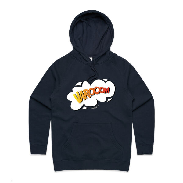 Varoom - Women's Hoodie - White graphic Thumbnail