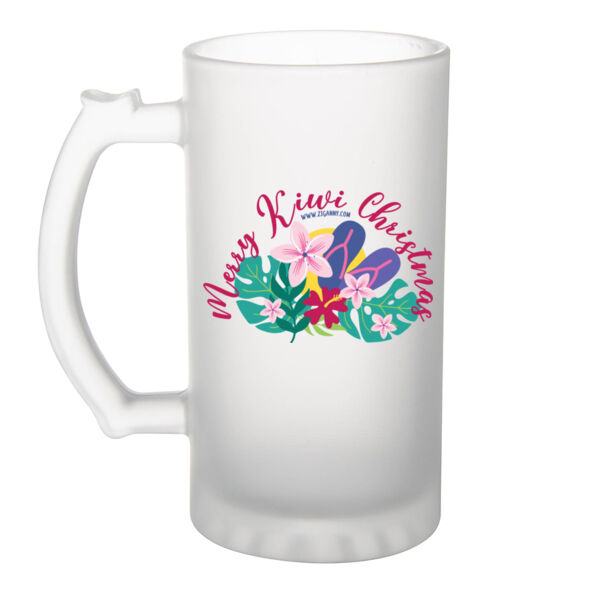 Kiwi Xmas - Frosted Mug - Style 2 Thumbnail