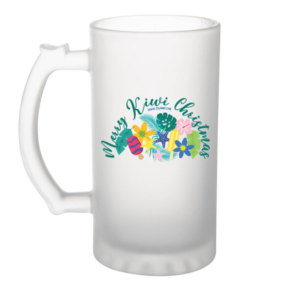 Kiwi Xmas - Frosted Mug - Style 1 Thumbnail