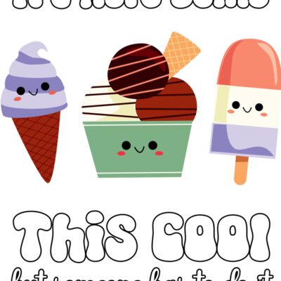 It's hard being this cool - white text Thumbnail