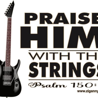 Praise Him with the strings - Black Thumbnail
